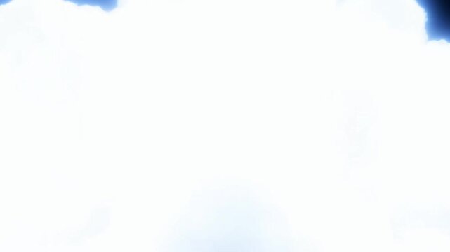 Bright bluewhite light burst expands against dark background into a fullscreen glow