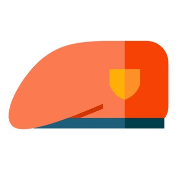 Military Cap Army Icon Illustration