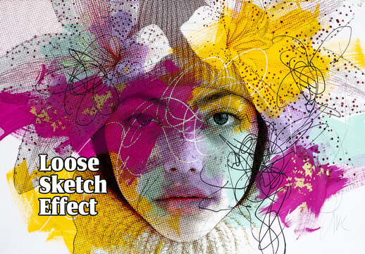 Loose Sketch Photo Effect