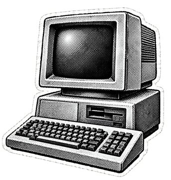 old computer keyboard