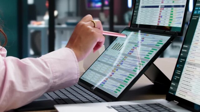 Medical Coder Carefully Analyzes Billing Codes
