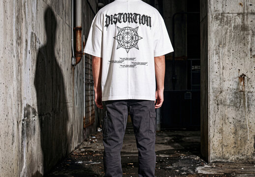 Oversized Urban Streetwear Mockup