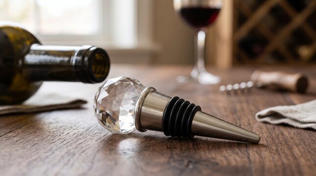 Bottle stopper is very beautiful and interesting
