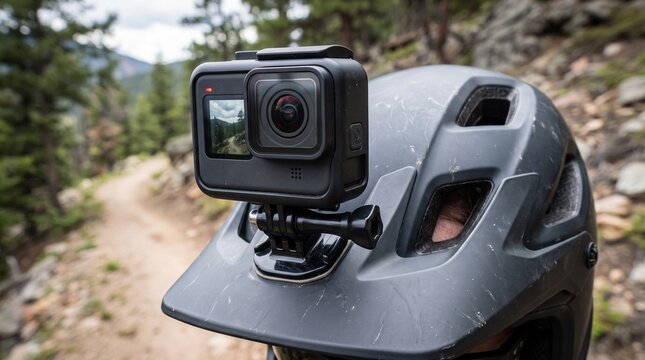 Action camera capture beautiful scenes
