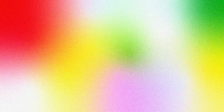 Abstract colorful gradient background with grainy texture