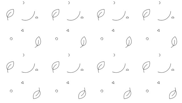 Delicate paisley pattern with small botanical motifs and elegant line details on a white background