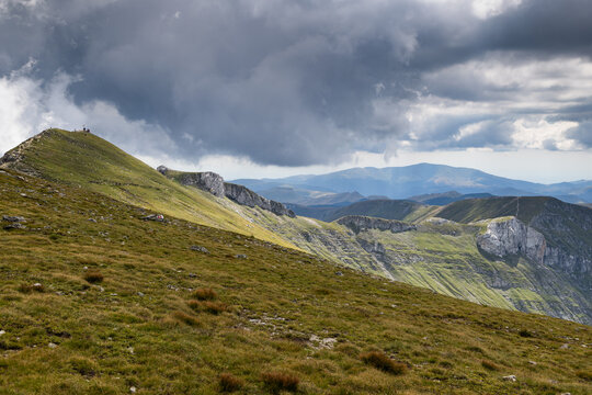 amazing summer landscape in Bucegi mountains