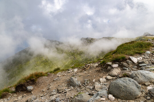 amazing summer landscape in Bucegi mountains