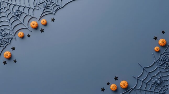 Flat lay of mandarin oranges and electronic components on gray background