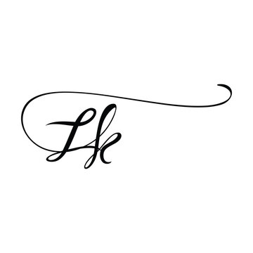ZK initials Handwriting signature logo. ZK Hand drawn Calligraphy lettering Vector. ZK letter real estate, beauty, photography letter logo design. ZK Logo