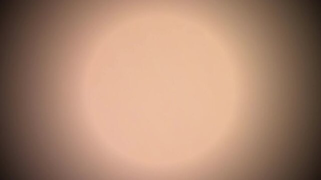 Soft glowing beige radial gradient animation with dark vignette, light diffusion effect, ideal for motion background, corporate presentation and design.