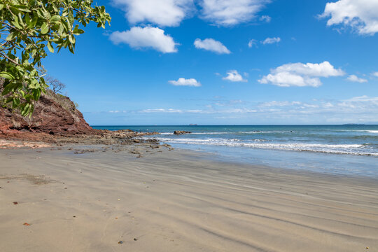 View of Playa Brasilito, a spacious beach to go to the amazing Playa Conch&agrave;l (Guanacaste, Costa Rica).