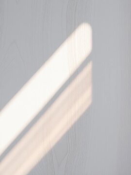 Crisp white canvas intersects sculpted wood grain, geometric shadowplay on a minimalist expanse ,  macro,  glass