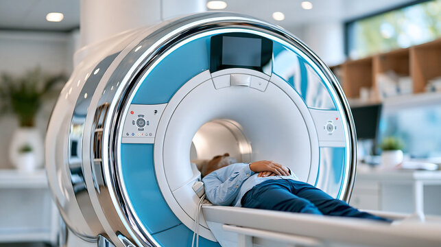 Cancer check lung concept, MRI machine hospital medical imaging diagnostic room modern technology, CT screening health checkup scan chest xray examination hospital medical
