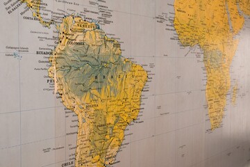 map of south america © Dealova Channel
