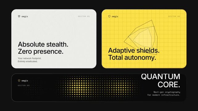 Quantum Core Technology Abstract Animation - Futuristic UI