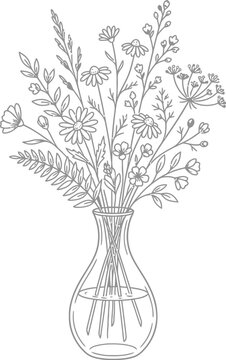 vase with flowers