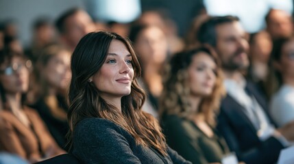 Obraz premium Diverse Employees Attending an Office Ergonomic Wellness Seminar