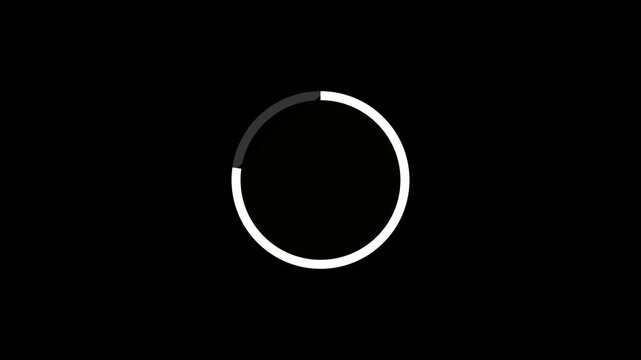 Abstract Circle Loading icon animation. finance % loading progress bar loading animation for website. Progress Bar Animation. 