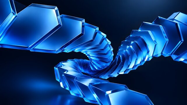 Twisted Hexagonal Plates