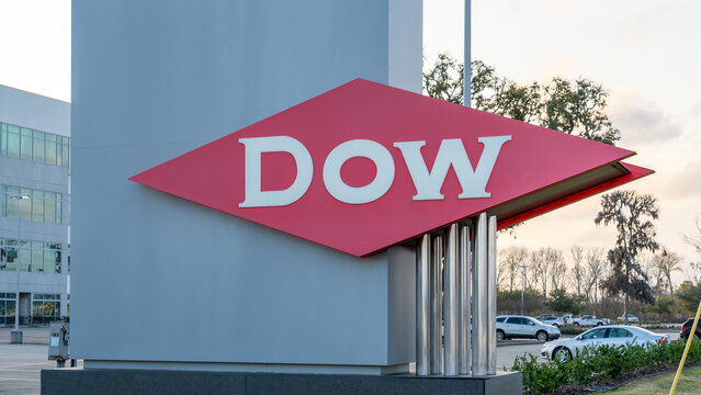 Lake Jackson, Texas, USA - March 5, 2022: Dow Texas Innovation Center in Lake Jackson, Texas, USA, a new global research and development hub for the Dow Chemical Company.