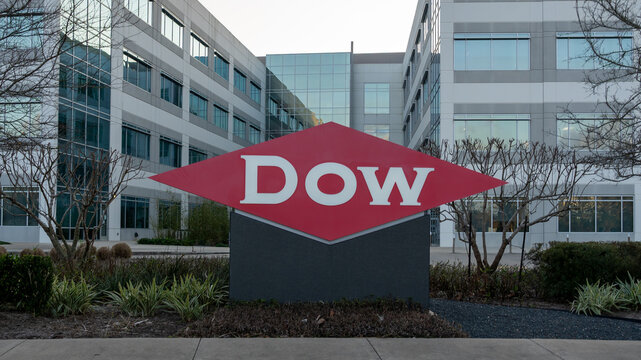 Lake Jackson, Texas, USA - March 5, 2022: Dow Texas Innovation Center in Lake Jackson, Texas, USA, a new global research and development hub for the Dow Chemical Company.