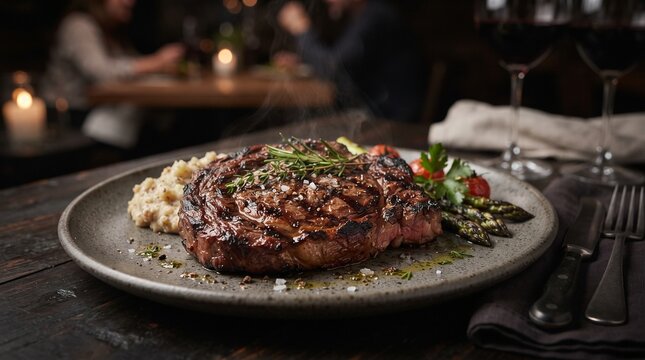lamb chops on a grill
