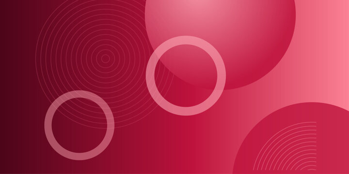 Abstract Pink Circular Background with Colorful Bubble Rings and Vibrant Vector Pattern Design for Modern Banner Wallpaper Decoration and Creative Round Shape Illustration