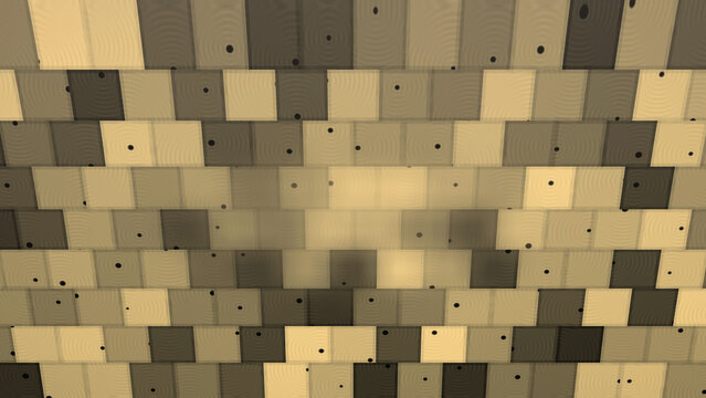 Abstract Rectangular Block Pattern