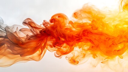 Fototapeta premium colorful smoke on white background