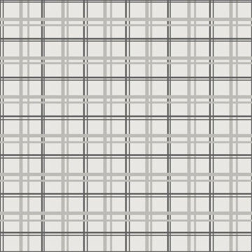 Nahtloses Fensterkaro-Muster in Schwarz und Creme