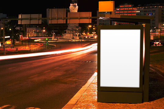 Roundabout Bus Poster Mockup