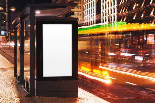 Bus Motion Poster Mockup