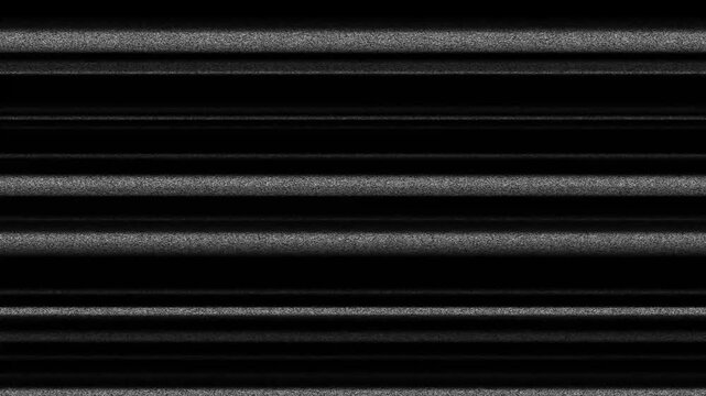 television noise static interference animation with horizontal scan lines, vintage broadcast distortion, analog signal glitch, dark screen effect