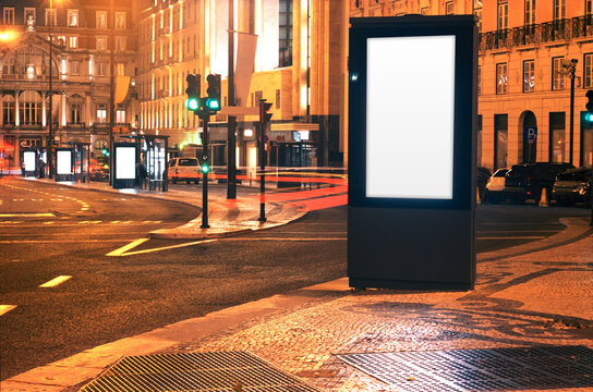 Street Poster Mockup with Copy Space