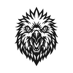 Fototapeta premium Vector tribal parrot logo