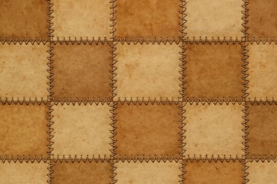 Patchwork leather vintage texture background