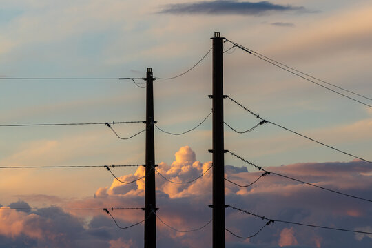 Beautiful dramatic sunset