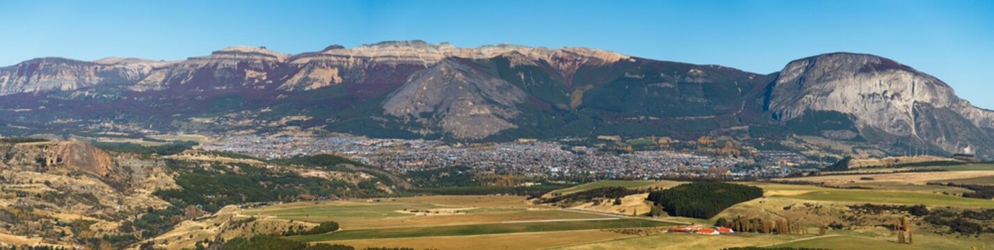 Coyhaique Valley Panorama in Patagonia