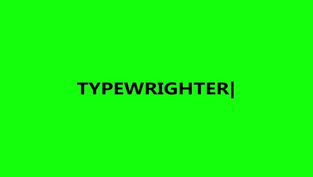 Realistic Typewriter Text Animation with Blinking Cursor and Editable Text