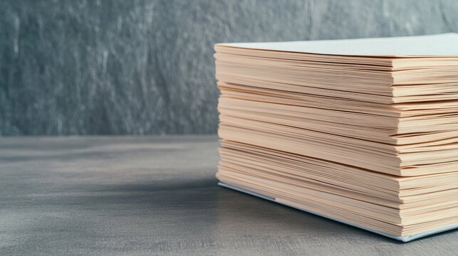 Detailed close-up of an open medical file showcasing crisp pages and intricate textures, emphasizing the importance of patient records in healthcare