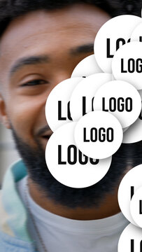 Premium Transitions Logo 1 Right VERTICAL &ndash; Animated Logo Transitions, Brand Reveals, Logo Wipes and Dynamic Identity Effects for Professional Video Editing and Motion Graphics