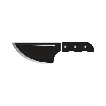 knife logo template illustration