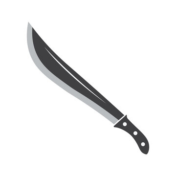 knife logo template illustration