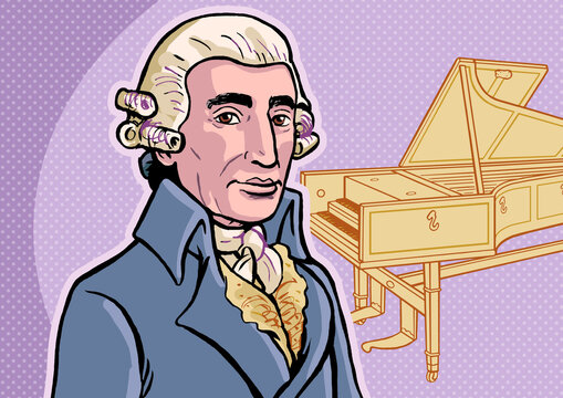 Composer Joseph Haydn, Collage