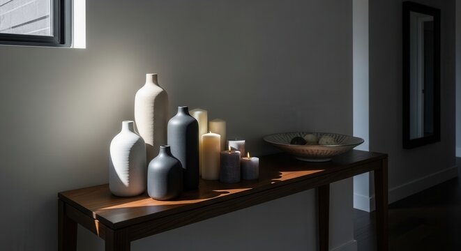 Serene Modern Home Decor Accents With Natural Light