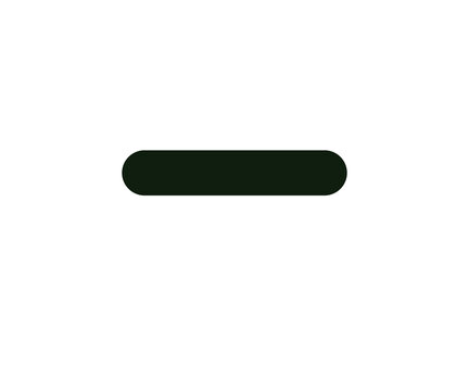 Dark black Minus Sign Icon Vector Isolated on Black Background