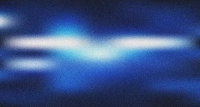 Striking electric blue and glowing white abstract gradient featuring powerful light beams and grainy texture