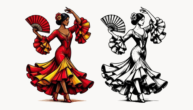 Flamenco Illustration」の写真素材 | 21,635件の無料イラスト画像