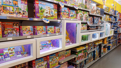 Obraz premium LEGO store inside view in Canada